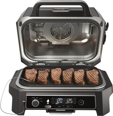 Ninja Woodfire Pro XL sähkögrilli OG850EU (harmaa ja musta)