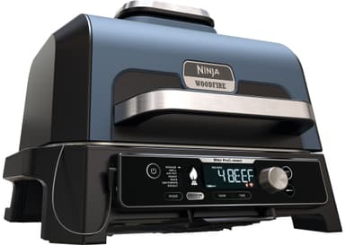 Ninja Woodfire Pro Connect XL sähkögrilli OG901EU (sinimusta)