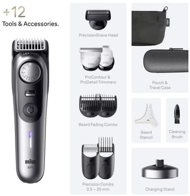 Braun Series 9 partatrimmeri BT9560 (kromi)