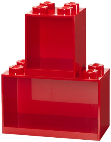 Play LEGO hylly (kirkkaanpunainen)