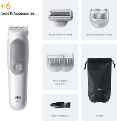 Braun Series 5 vartalotrimmeri B5550 (harmaa)