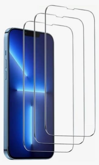 3-pack Screen protectors tempered glass 2.5D for iPhone 13 Pro Max/14 Plus