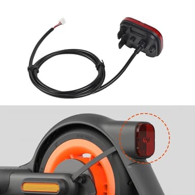 Takavalo LED-lamppu Xiaomi 4 Go Scooterille