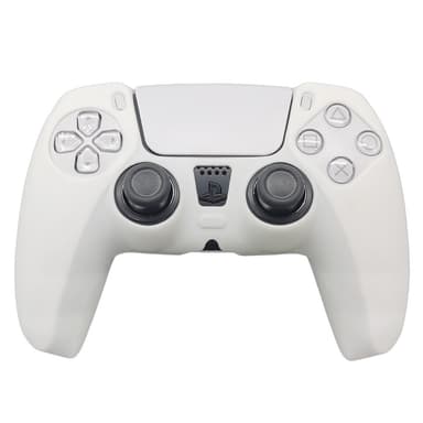 Sony PlayStation 5 PS5 silikonikotelolle, liukastumista estävä suoja - Valkoinen
