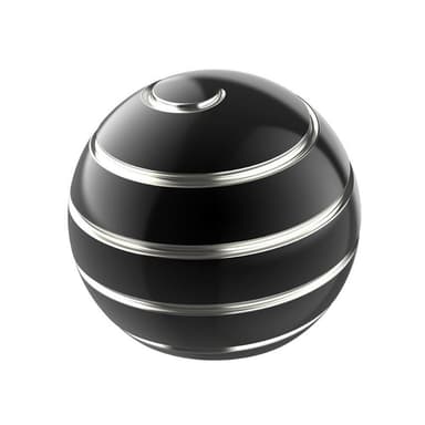 Fidget Spinner Pyörivä Pallomainen Gyro 45mm - Musta