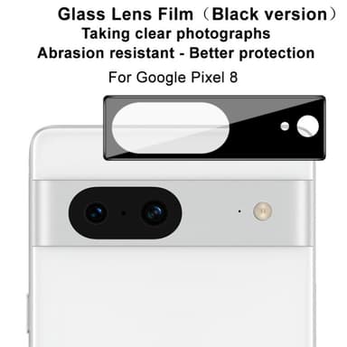 IMAK Google Pixel 8 -kameran linssisuojalle karkaistu lasilinssikalvo