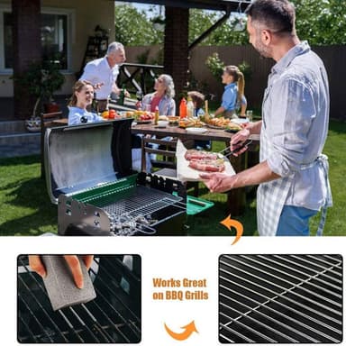 Grilligrillin pesukivi BBQ-tiilenpuhdistuslohko