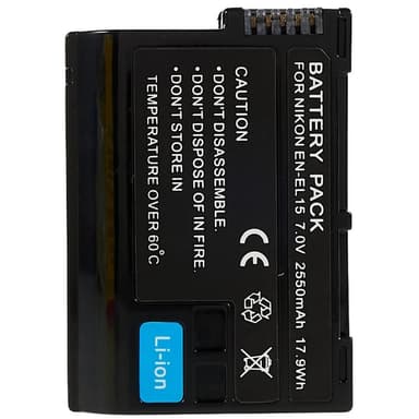 Nikon D7000 7.0V 2550mAh -kameran akkukoodaus: EN-EL15