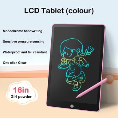 16 tuuman LCD-kirjoituslehtiö piirustusalusta Doodle-alusta