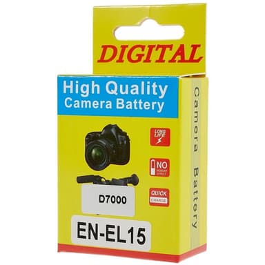 Nikon D7000 7.0V 2550mAh -kameran akkukoodaus: EN-EL15