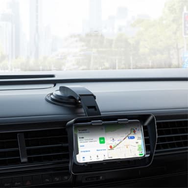 Auto Matkapuhelinteline 360° kääntyvä Tuulilasi Handsfree puhelinteline