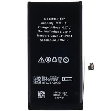 iPhone 13 3.84V 3232mAh ladattavalle Li-polymeeriakulle