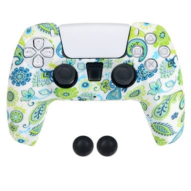 DATA FROG Sony Playstation 5 Peliohjain Liukumaton Silikonisuoja Peliohjaimen Suojakuori 2 Rocker Capsilla