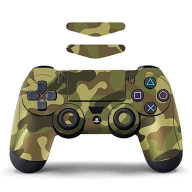 Sony PS4 / PS4 Slim Game Controller Irrotettava tarra - Naamiointi