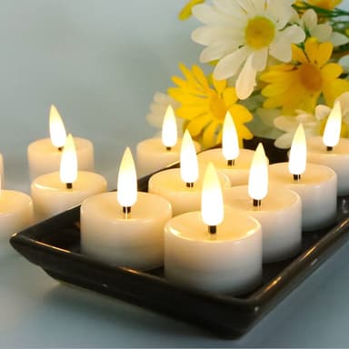 12 kpl LED-valoakku Elektroninen valo - Keltainen valo