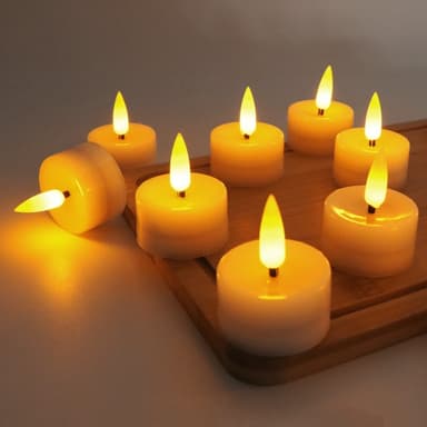 12 kpl LED-valoakku Elektroninen valo - Keltainen valo