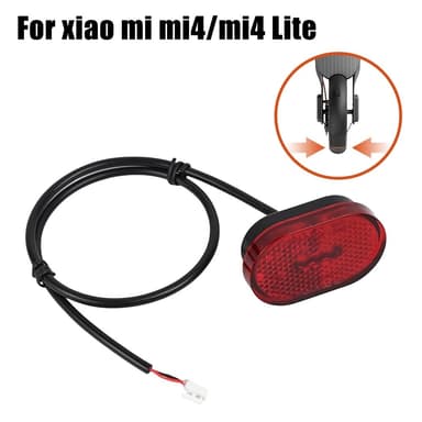 Takavalo LED-lamppu Xiaomi 4 / 4 Lite Scooterille