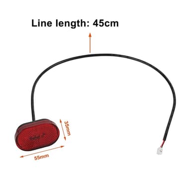 Takavalo LED-lamppu Xiaomi 4 / 4 Lite Scooterille