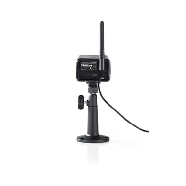 Nedis Digitaalinen Langaton Kamera | 2.4 GHz | VGA | Sisä-ja Ulkotiloihin | Yökuvaus: 5.00 m | Katselukulma: 73 ° | Musta | IP54