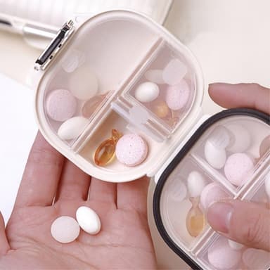 7 päivän viikoittainen pilleriannostelijan lääketieteellinen suljettu säilytyskotelo