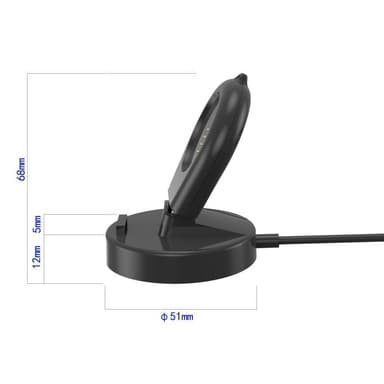 Oppo Watch 3 + 3 Pro/Watch 2 42mm+46mm USB-latauskaapelin teline 1m