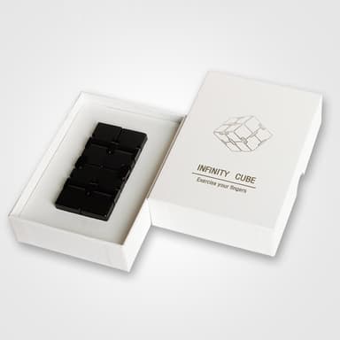Fidget Spinner Infinite Cube Metal Stress Relief Flip Block - Sininen