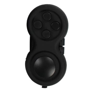 Fidget Spinner Stress Relief Joy-Stick avaimenperällä - Musta