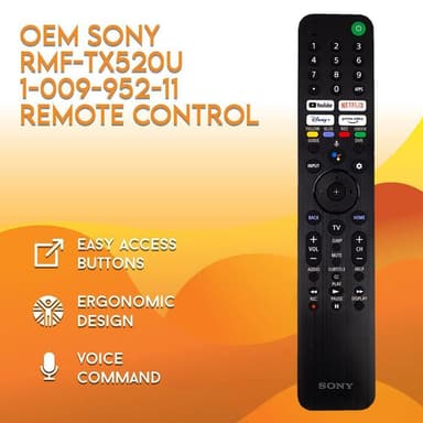 RMF-TX520U TV-kaukosäätimen vaihto Sony TV: lle