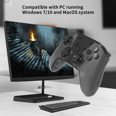 Nintendo Switch/Lite/OLED/PC/Steam Deck kanssa yhteensopiva langaton peliohjain
