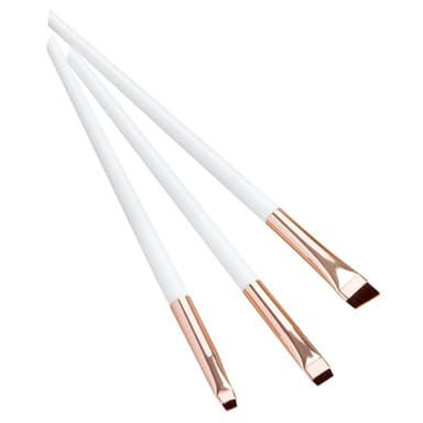 3kpl meikkisiveltimiä Eyeshadow Eyeliner Eyebrow Makeup - Valkoinen + kulta