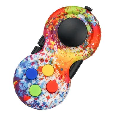 Fidget Spinner Stress Relief Joy-Stick avaimenperällä - Multi