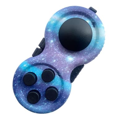 Fidget Spinner Stress Relief Joy-Stick avaimenperällä - Midnight Blue