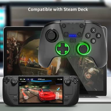 Nintendo Switch/Lite/OLED/PC/Steam Deck kanssa yhteensopiva langaton peliohjain