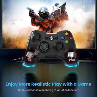 Gamepad Joystick -peliohjain Xbox 360 PC Windowsille