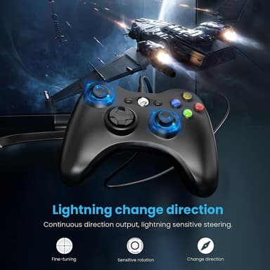 Gamepad Joystick -peliohjain Xbox 360 PC Windowsille