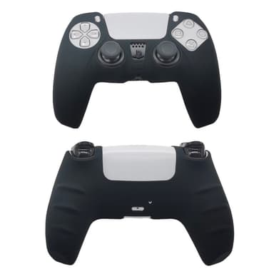 Sony PlayStation 5 PS5 silikonikotelolle, liukastumista estävä suoja - musta
