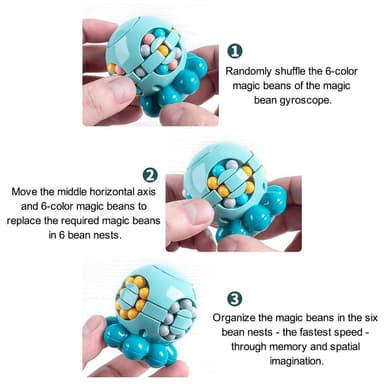 Magic Bean Puzzle Octopus Magic Cube Stressinlievityskoulutus