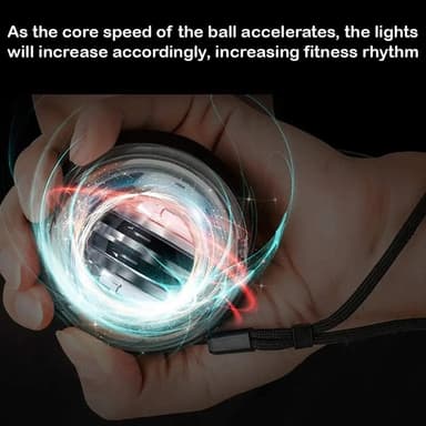 Harjoitus Vahvista rannegyroskooppi Gyro Power Ball Fidget