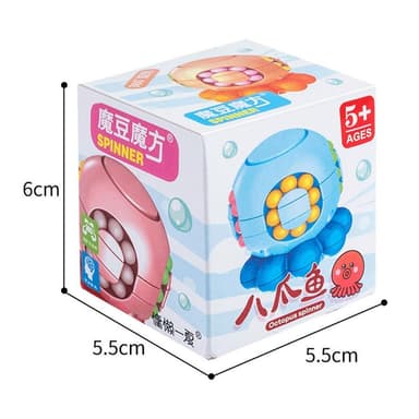 Magic Bean Puzzle Octopus Magic Cube Stressinlievityskoulutus