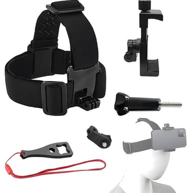 5-in-1-toimintakameran tarvikkeet Aseta päähihnan kiinnike GoPro