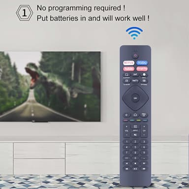Television kaukosäädin Korvaa NH800UP / RF402A-V14 Philips TV