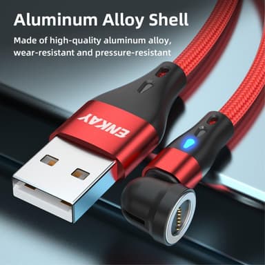 1 m latauskaapeli 3-in-1 magneettinen Lightning-/Type-C/Micro
