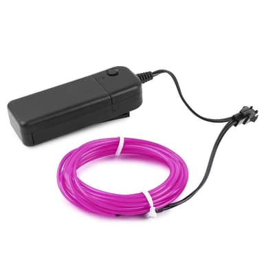 LED-skootterin valonauha vedenpitävä autojen ilmapiiri 3 valotilaa - violetti