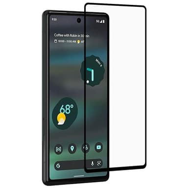 Google Pixel 6a: lle karkaistun lasin näytönsuoja Täysi peitto