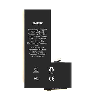 IPARTSEXPERT 3046mAh akku iPhone 11 Prolle suuri kapasiteetti