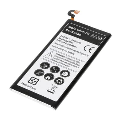 2550mAh litiumioniakun vaihto Samsung Galaxy S6 G920: lle