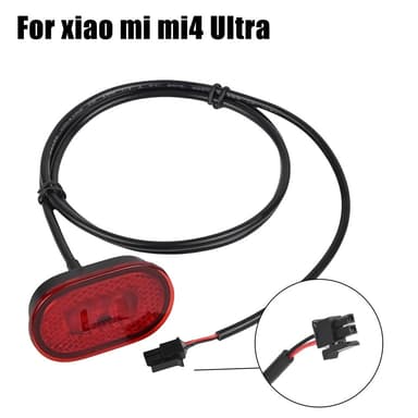 Takavalo LED-lamppu Xiaomi 4 Ultra Scooterille