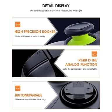 Gamepad Joystick Langaton peliohjain Xbox One -tietokoneelle Windows