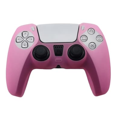 Sony PlayStation 5 PS5 silikonikotelolle, liukastumista estävä suoja - Vaaleanpunainen