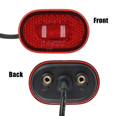 Takavalo LED-lamppu Xiaomi 4 Ultra Scooterille